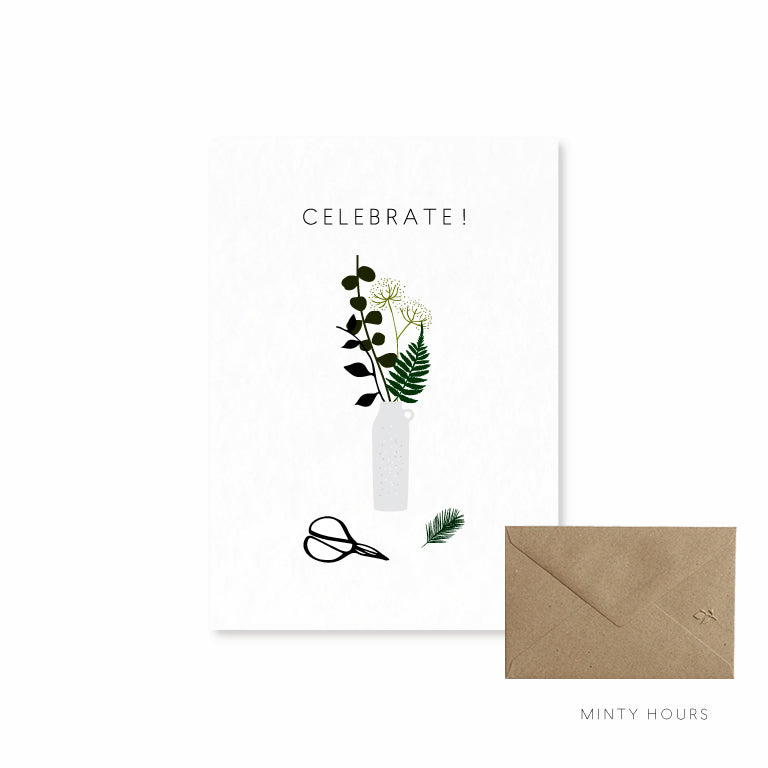 Pour accompagner un message, un cadeau, ou pour embellir la maison, découvrez nos petites cartes décoratives Minty Hours imprimées avec des encres surfines sur papier d’art, et façonnées à la main